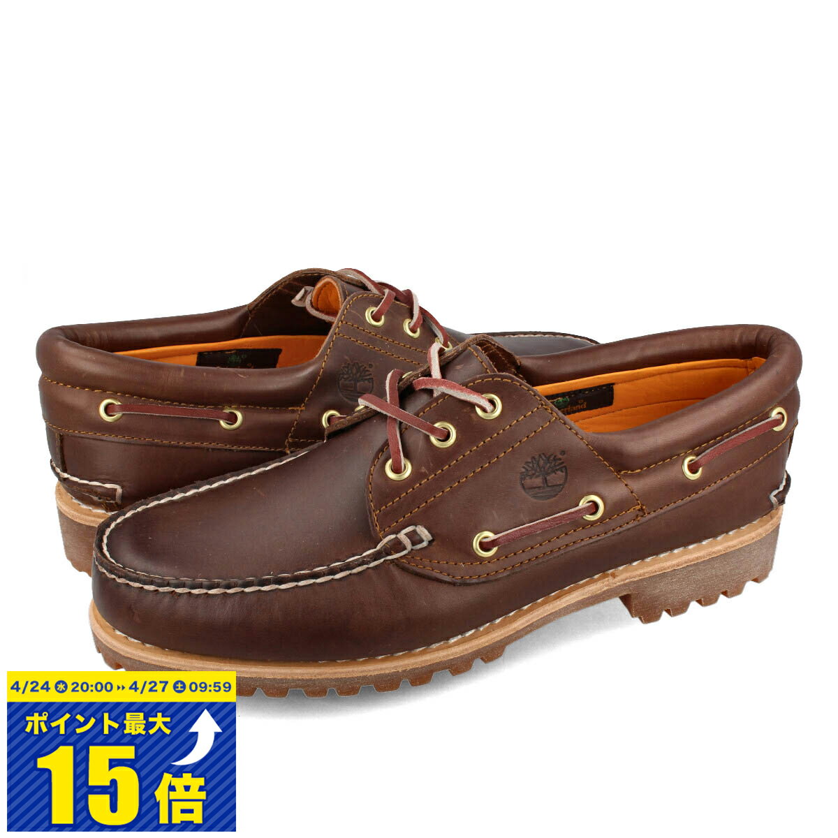  TIMBERLAND 3EYELET CLASSIC LUG ティンバーランド 3アイレット クラシック ラグ BROWN メンズ 30003