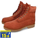 要エントリーで最大P15倍 4/24(水)20:00～4/27(土)9:59 TIMBERLAND 6inch PREMIUM WP BOOT ティンバーランド 6インチ プレミアム ウォータープルーフ ブーツ メンズ ブーツ DARK RED NUBUCK レッド A2N6F