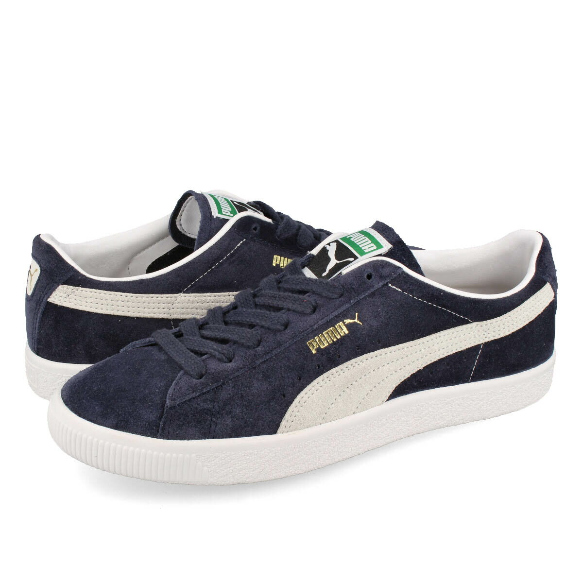 15時迄のご注文で即日発送可 PUMA SUEDE VTG プーマ スウェード ヴィンテージ PEACOAT/WHITE プーマスニーカー メンズ レディース ローカット ネイビー 定番モデル 374921-07