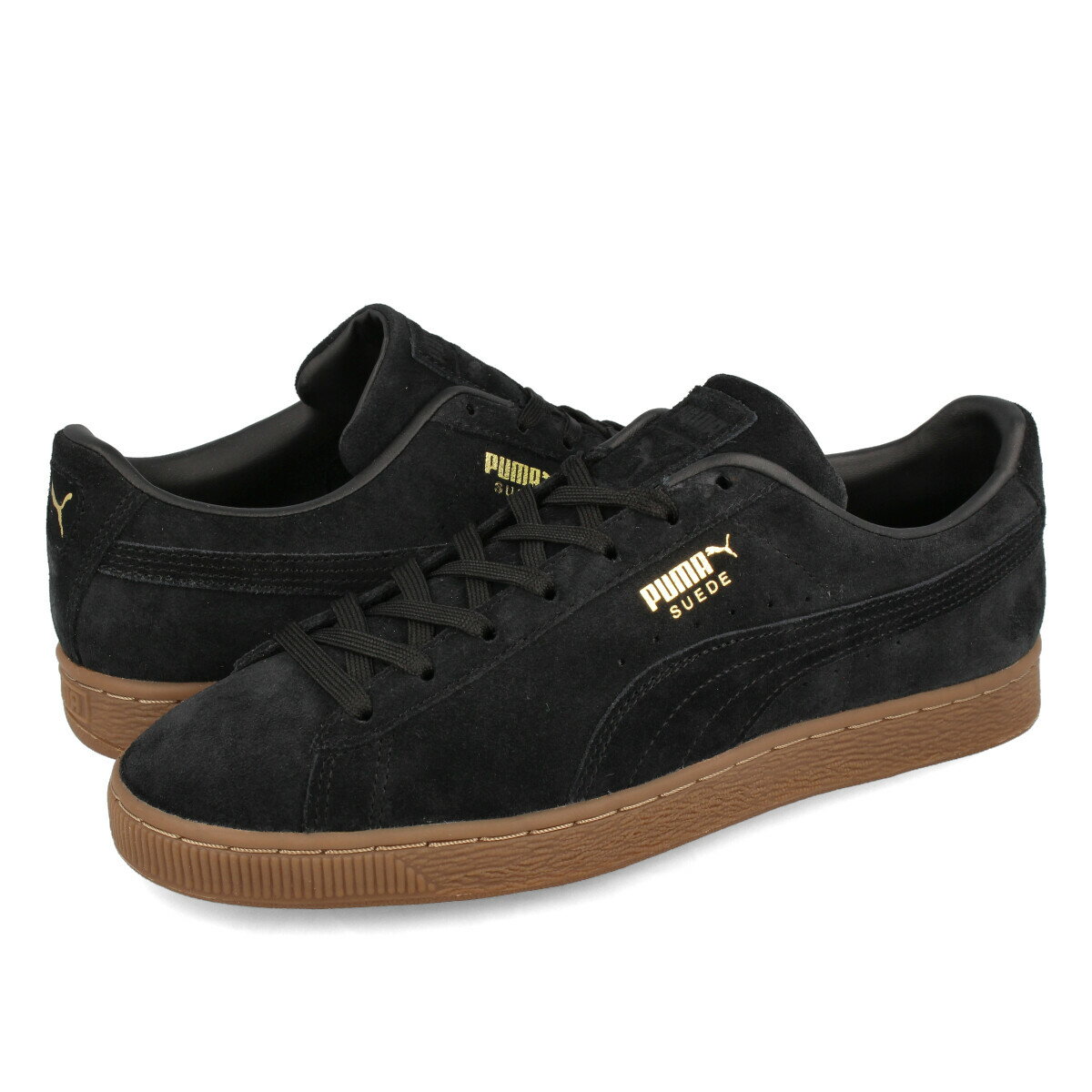 15時迄のご注文で即日発送可 PUMA SUEDE GUM プーマ スウェード ガム BLACK/GUM プーマスニーカー メンズ ローカット ブラック ガム 定番モデル 381174-01