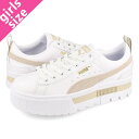 15時迄のご注文で即日発送可 PUMA MAYZE LTH WMNS プーマ メイズ レザー ウィメンズ WHITE/PEYOTE 381983-02