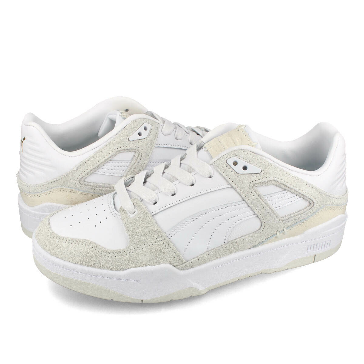  15時迄のご注文で即日発送可 PUMA SLIPSTREAM PRM プーマ スリップストリーム PRM メンズ ローカット WHITE/VAPOR GRAY ホワイト 390116-01