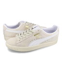  15時迄のご注文で即日発送可 PUMA CLYDE PRM プーマ クライド PRM メンズ ローカット FROSTED IVORY/PUMA WHITE ホワイト 391134-01