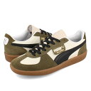 15時迄のご注文で即日発送可 PUMA PALERMO OG プーマ パレルモ OG メンズ スニーカー ローカット SUGARED ALMOND/BLACK/PU カーキグリーン 383011-12