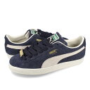 【プライスダウン】 15時迄のご注文で即日発送可 PUMA SUEDE FAT LACE プーマ スウェード ファットレース メンズ スニーカー ローカット NEW NAVY/FROSTED IVORY ネイビー 393167-01