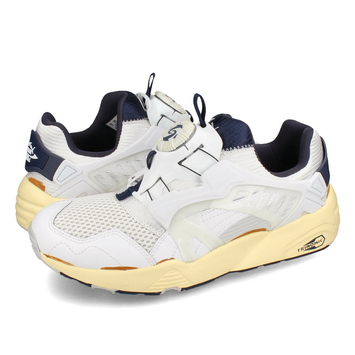 楽天SELECT SHOP LOWTEX【プライスダウン】 15時迄のご注文で即日発送可 PUMA DISC BLAZE THE NEVERWORN II プーマ ディスク ブレイズ ザ ネバーウォーン 2 メンズ スニーカー ローカット WHITE/NEW NAVY ホワイト 393182-01