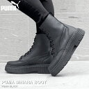 yvCX_Ez 15̂ő PUMA DINARA BOOT v[} fBi[ u[c fB[X u[c PUMA BLACK ubN 394786-01