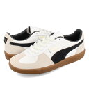 15時迄のご注文で即日発送可 PUMA PALERMO LTH プーマ パレルモ レザー メンズ レディース スニーカー ローカット WHITE/VAPOR GRAY/GUM ホワイト 396464-01