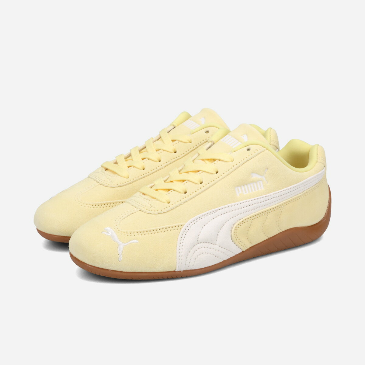 PUMA SPEEDCAT OG プーマ スピードキャット OG レディース スニーカー ローカット PALE LEMON/GUM イエロー 398846-68