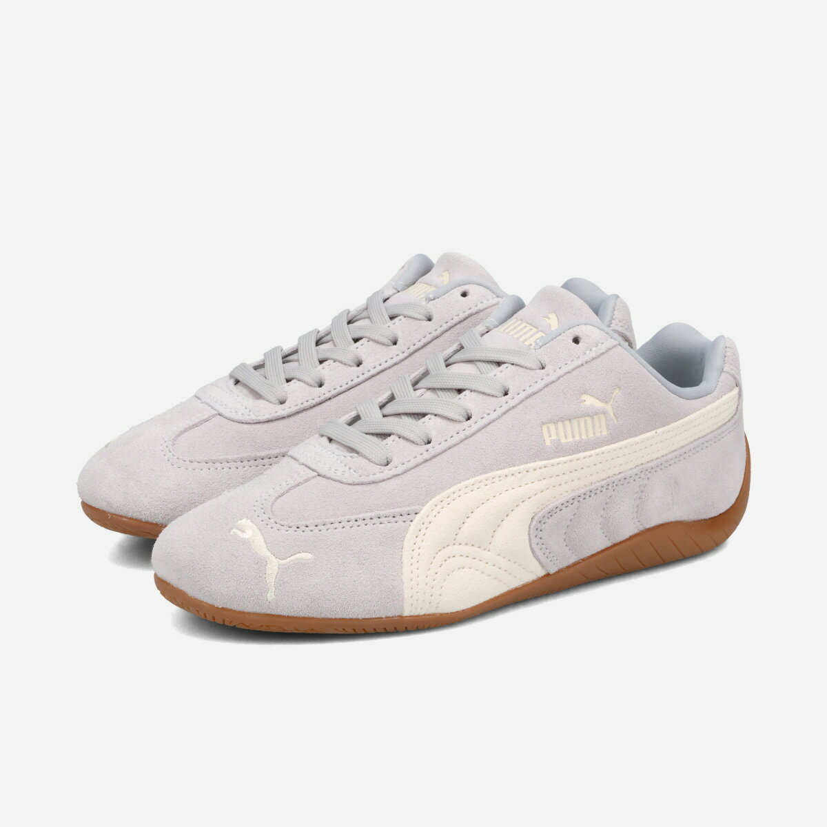 【3月27日(金)発売】 PUMA SPEEDCAT OG プーマ スピードキャット OG レディース スニーカー ローカット VIBRANT SILVER/GUM グレー 398846-69