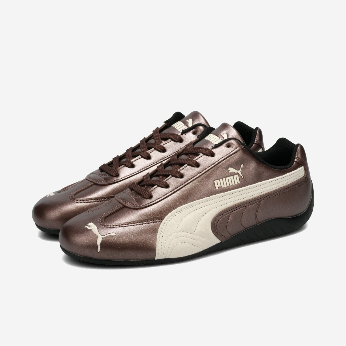 PUMA SPEEDCAT METALLIC �ס��� ���ԡ��ɥ���å� �᥿��å� ��� ��ǥ����� ���ˡ����� �������å� WARM BROWN/WARM ...