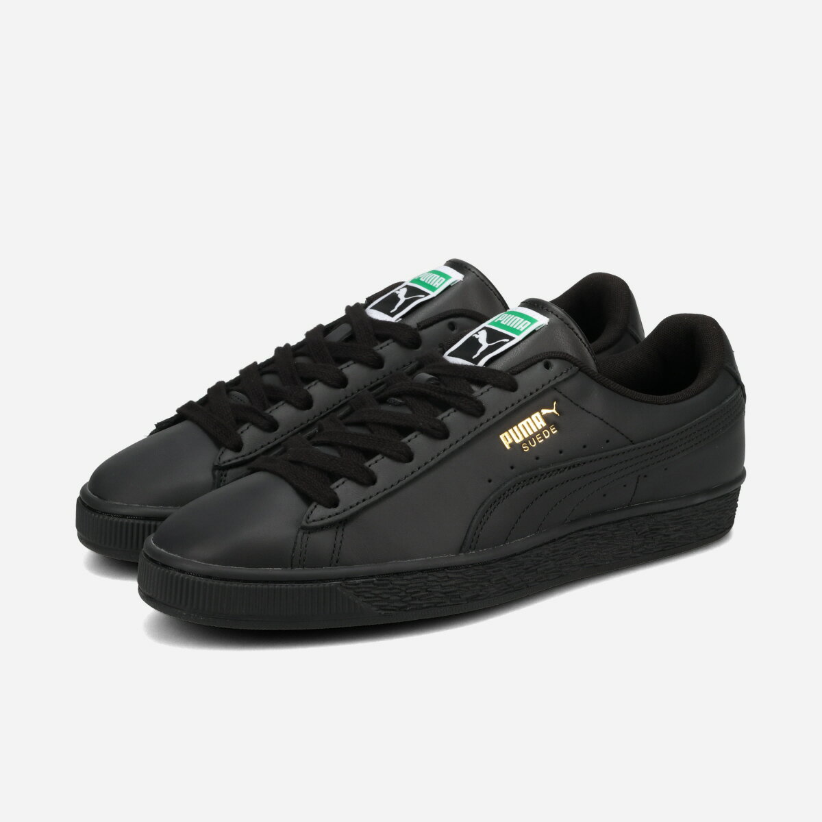 PUMA - PUMA SUEDE プーマ スエード メンズ スニーカー ローカット BLACK/ARCHIVE GREEN ブラック 408467-02