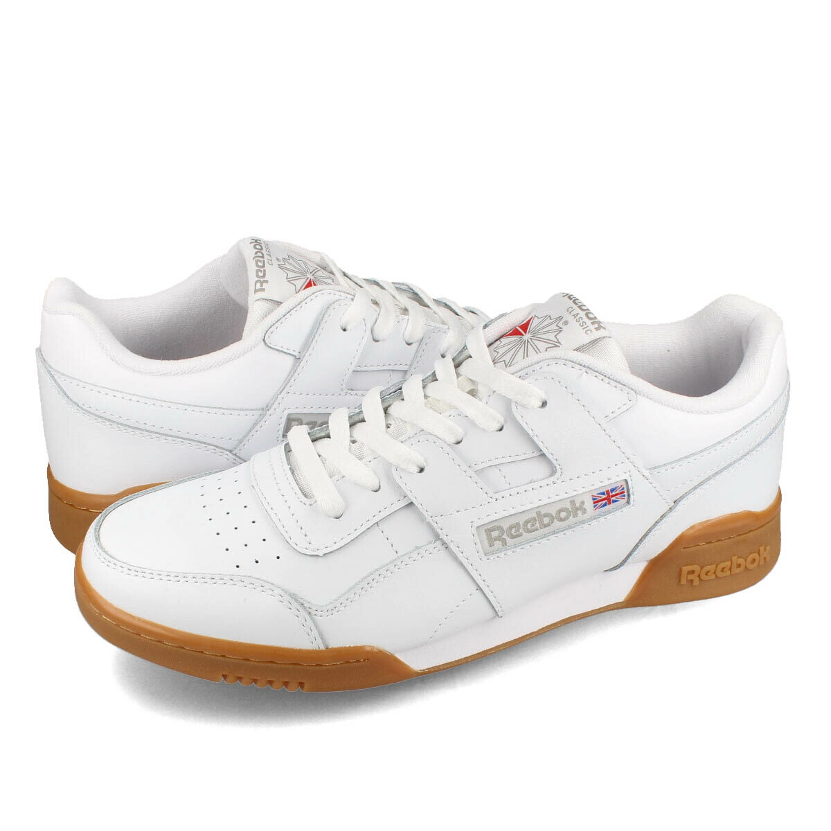 15時迄のご注文で即日発送可 Reebok WORKOUT PLUS リーボック ワークアウトプラス メンズ レディース ローカット WHITE ホワイト 100000064