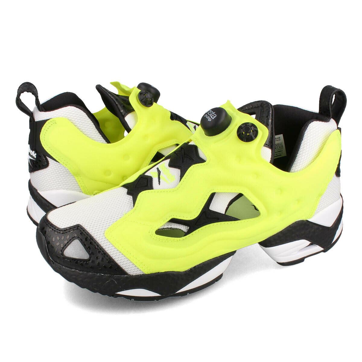  15時迄のご注文で即日発送可 Reebok INSTAPUMP FURY 95 リーボック インスタ ポンプ フューリー 95 メンズ レディース ミッドカット FTWR WHITE/SOLAR YELLOW/CORE BLACK イエロー gz9431