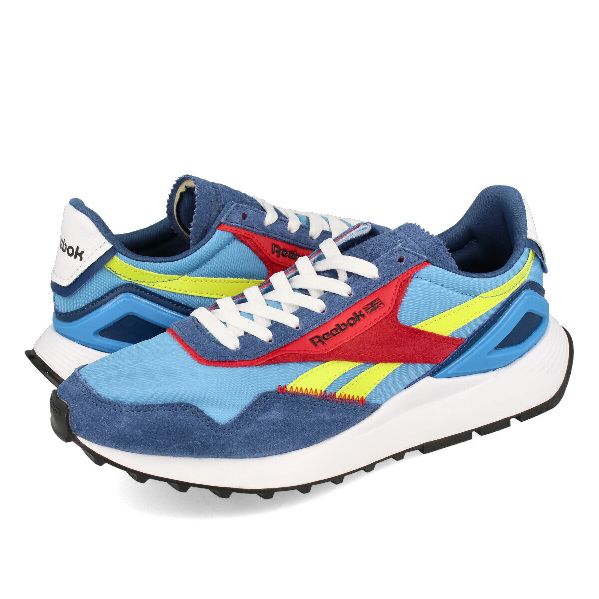 【プライスダウン】 15時迄のご注文で即日発送可 Reebok CL Legacy AZ リーボック CL レガシー AZ ESSENTIAL BLUE/ACID YELLOW/BATIK BLUE h69119