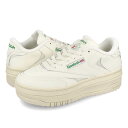 15時迄のご注文で即日発送可 Reebok CLUB C EXTRA リーボック クラブシー エクストラ レディース スニーカー ローカット CHALK ホワイト 100010060