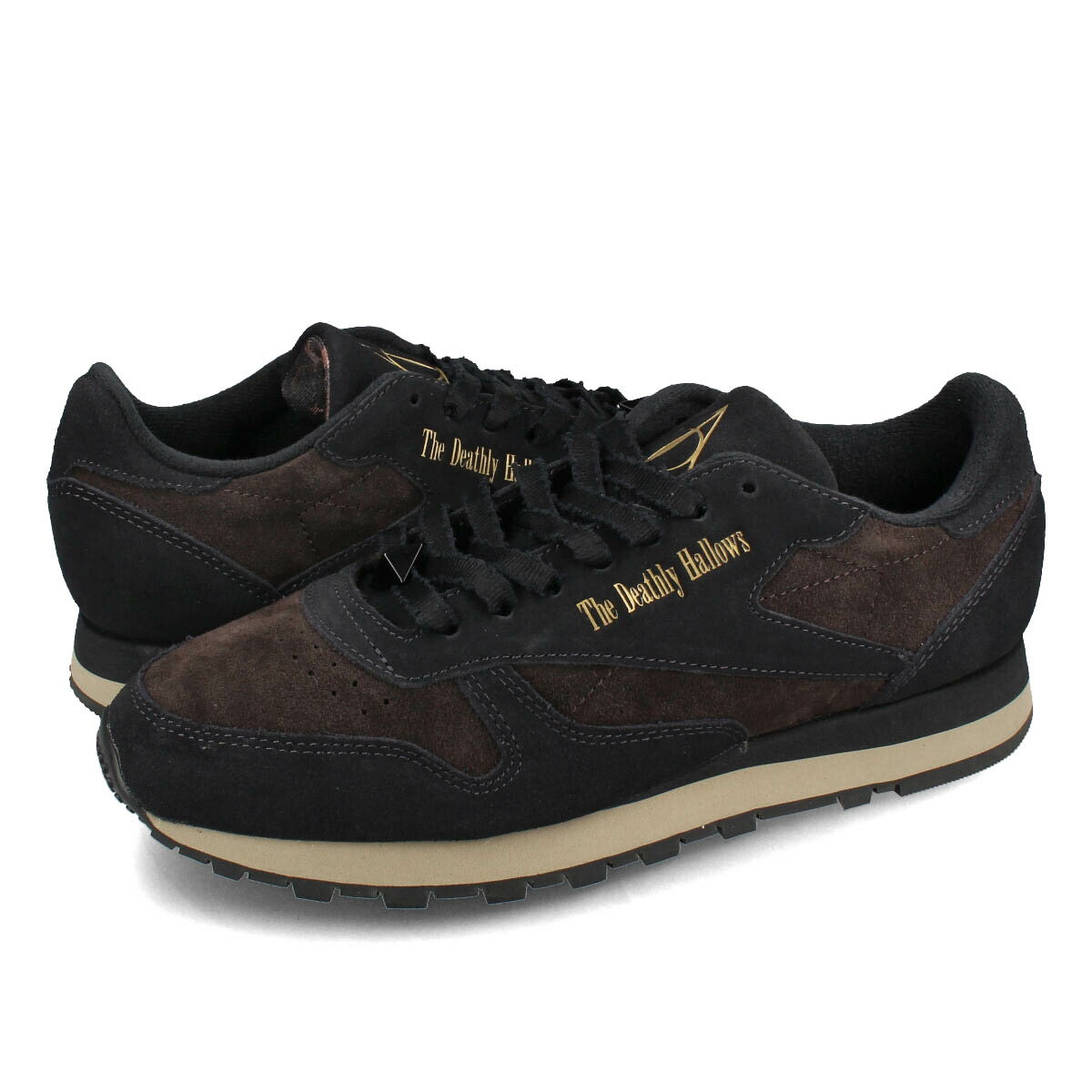 リーボック レザースニーカー メンズ 15時迄のご注文で即日発送可 Reebok Harry Potter CLASSIC LEATHER リーボック ハリーポッター クラシックレザー メンズ レディース スニーカー ローカット BLACK ブラック 100201817