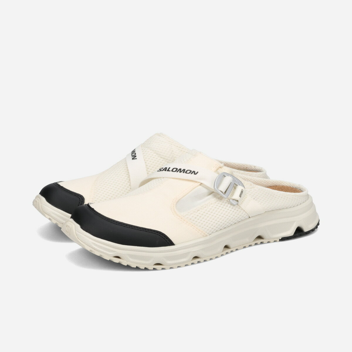 乐天商城 - SALOMON RX SLIDE 3.0 NOMAD サロモン リラックス スライド 3.0 ノマド メンズ レディース スニーカー ローカット VANILLA ICE/ALMOND MILK ベージュ L47957300