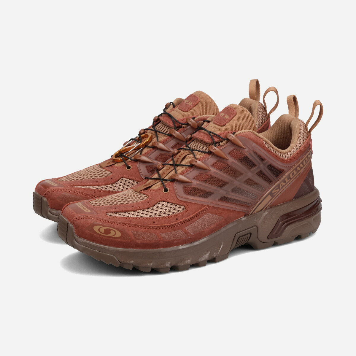 Rakuten - SALOMON ACS PRO RED ASHES サロモン ACS プロ レッド アッシュズ メンズ スニーカー ローカット PECAN BROWN/CHILI/MUSTANG ブラウン L47967900