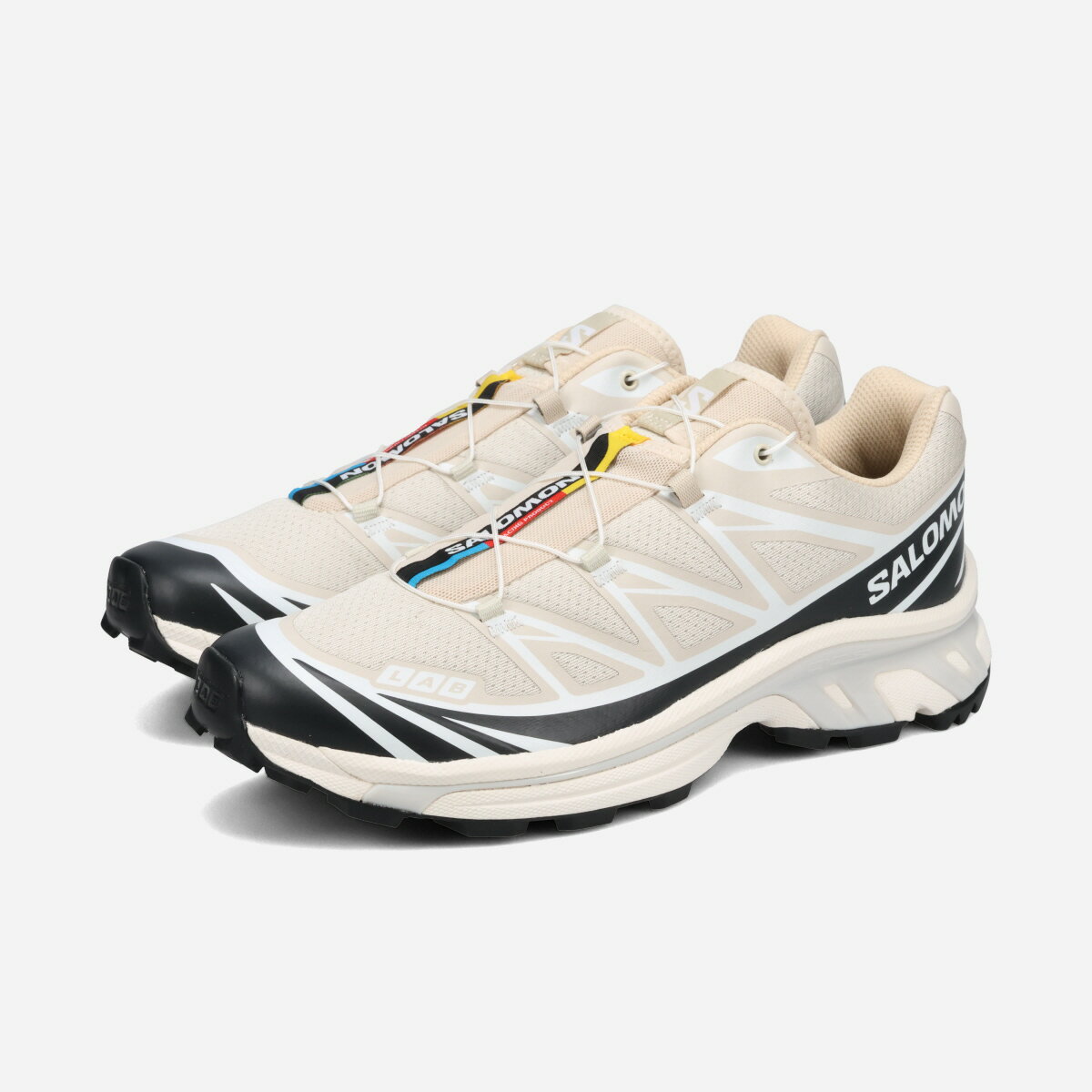SALOMON XT-6 サロモン エックスティー 6 メンズ レディース スニーカー ローカット RAINY DAY/BLACK/WHITE ベージュ L47...