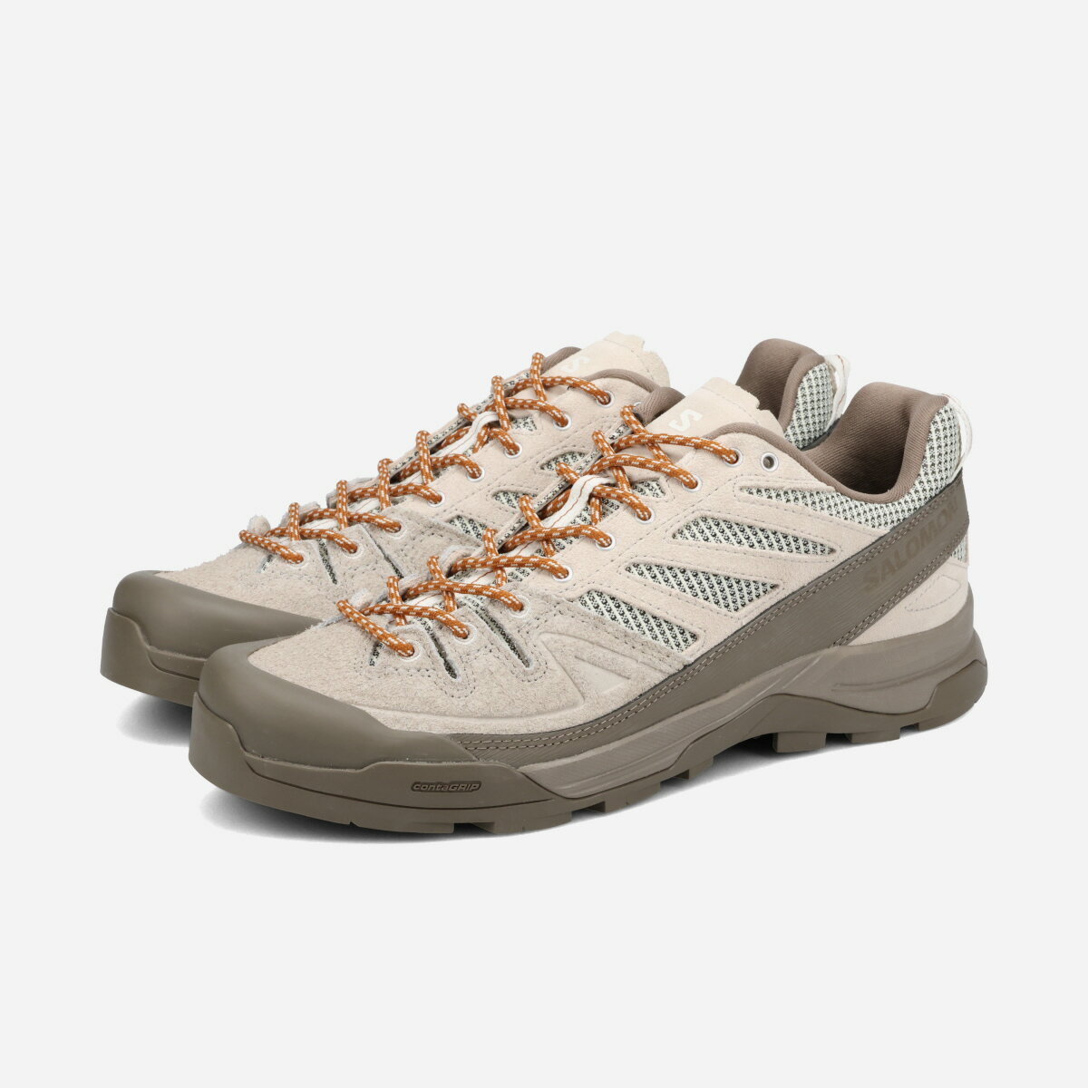 SALOMON X ALP WOVEN サロモン エックス アルプ ウーブン メンズ スニーカー ローカット WALNUT/SILVER CLOUD/VANILLA ICE ベージュ L49148200