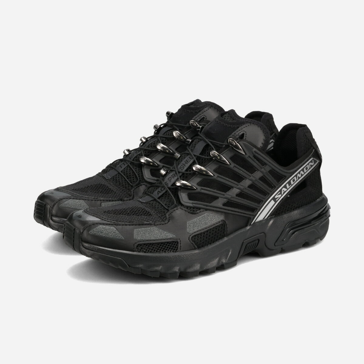 Rakuten - SALOMON ACS PRO SHELL サロモン ACS プロ シェル メンズ レディース スニーカー ローカット BLACK/BLACK/BLACK ブラック L49160900