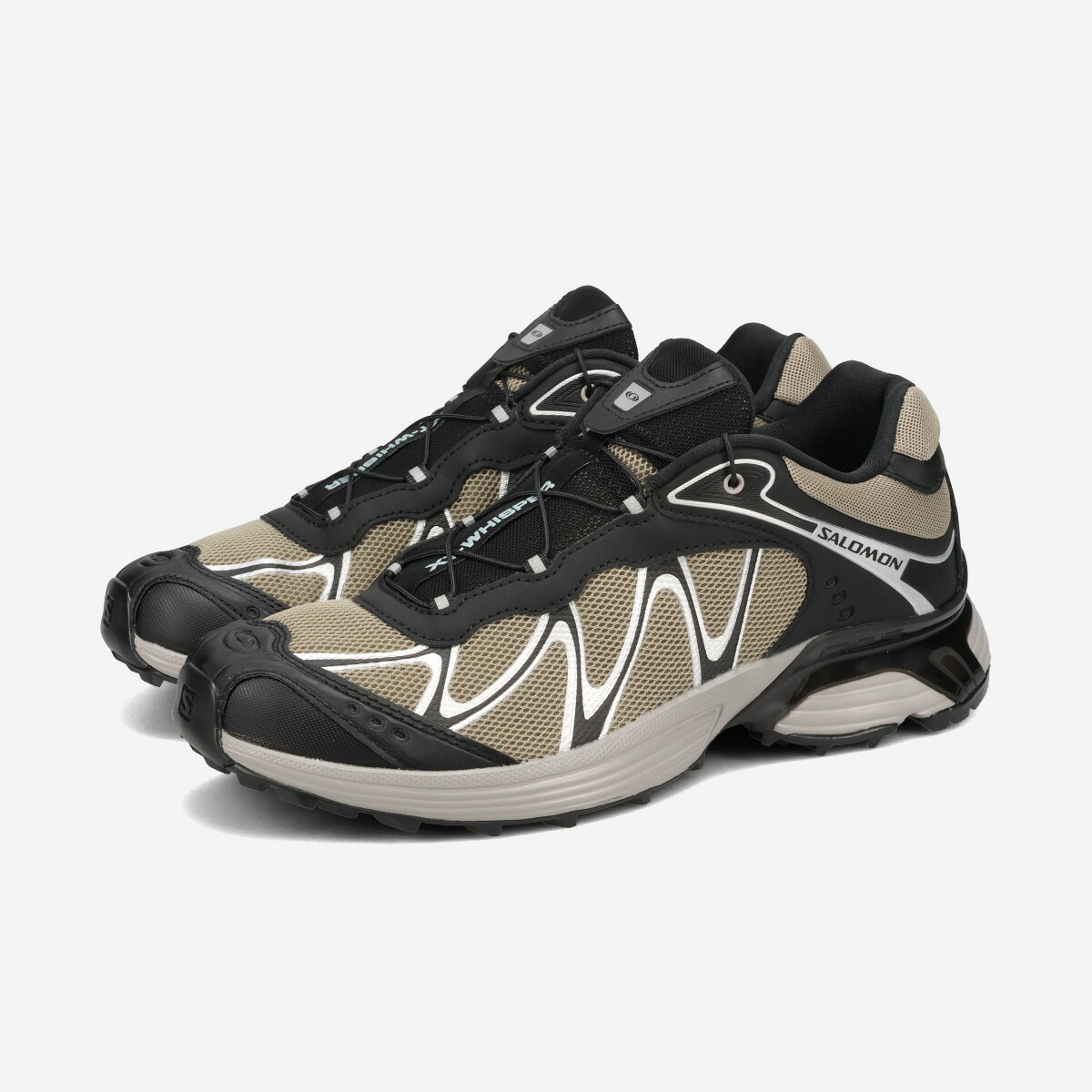 SALOMON XT-WHISPER サロモン エックスティー ウィスパー メンズ レディース スニーカー ローカット SILVER SAGE/BLACK/FOOTWEAR SILVER カーキグリーン L49238100