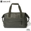 15時までのご注文で即日発送 SNOW PEAK DRY BOSTON BAG 30L スノーピーク ドライ ボストン バッグ 30リットル メンズ レディース ハンドバッグ デイバック アウトドア キャンプ 登山 大容量 通勤 通学 旅行 防水性 BLACK ブラック 黒 AC-21AU406