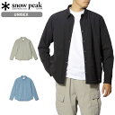 15時迄のご注文で即日発送可 SNOW PEAK FLEXIBLE INSULATED SHIRT スノーピーク フレキシブル インサレーション シャツ メンズ レディース 長袖シャツ SW-24SU003