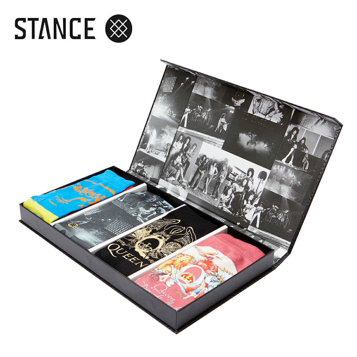 15時迄のご注文で即日発送可 STANCE SOCKS QUEEN BOX SET スタンス ソックス クイーン ボックスセット メンズ レディース 靴下 MULTI マルチカラー a545c23que