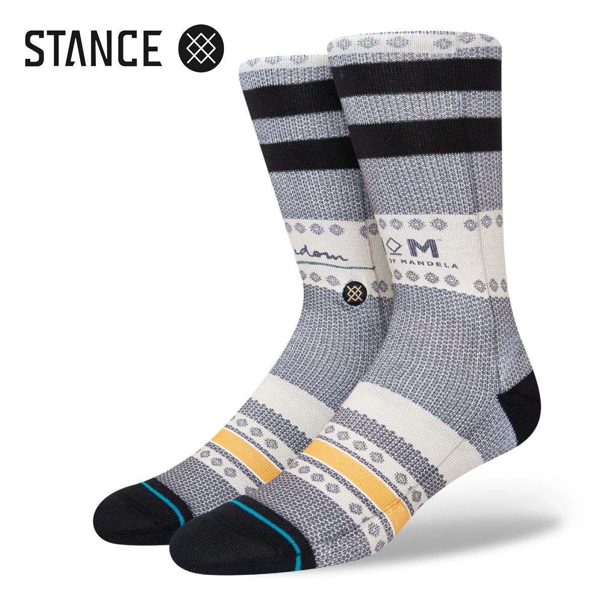 STANCE SOCKS FREEDOM MANDELA NELSON MANDELA  å ե꡼ ޥǥ BLACK ײǽ᡼ءԲġ