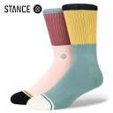 STANCE SOCKS BLOCKED CREW X^X \bNX ubNh N[ Y C MULTI }`J[ A556A23BLO#MUL yǐՉ\[ցEwsz