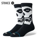 STANCE SOCKS BEWARE CREW スタンス ソックス ビウェア クルー メンズ レディース 靴下 A555C25BEW【追跡可能メール便・日時指...