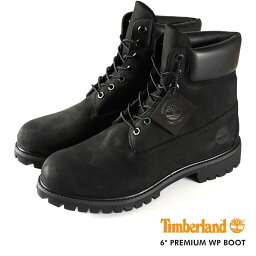 ティンバーランド スノーブーツ メンズ 15時迄のご注文で即日発送可 TIMBERLAND 6inch PREMIUM WP BOOT ティンバーランド 6インチ プレミアム ウォータープルーフ ブーツ BLACK 10073