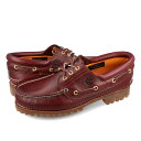 15時までのご注文で即日発送 TIMBERLAND 3EYELET CLASSIC LUG ティンバーランド 3アイレット クラシック ラグ BURGUNDY メンズ 50009