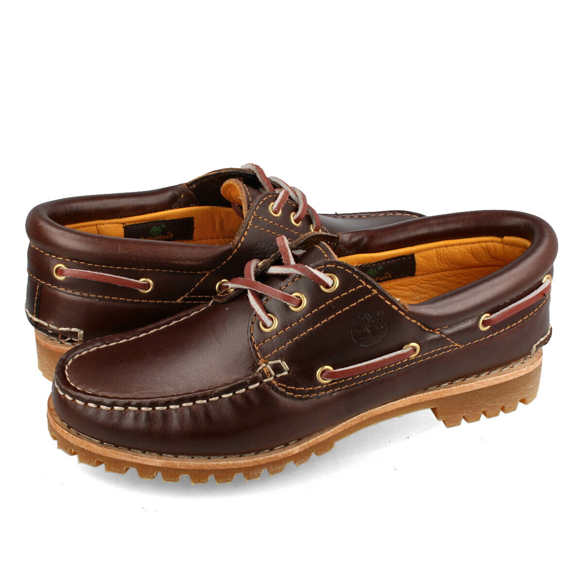 ティンバーランド 15時迄のご注文で即日発送可 TIMBERLAND HERITAGE NOREEN 3 EYE HANDSEWN ティンバーランド ヘリテイジ ノリーン スリーアイ ハンドソーン レディース モカシン BROWN ブラウン 51304