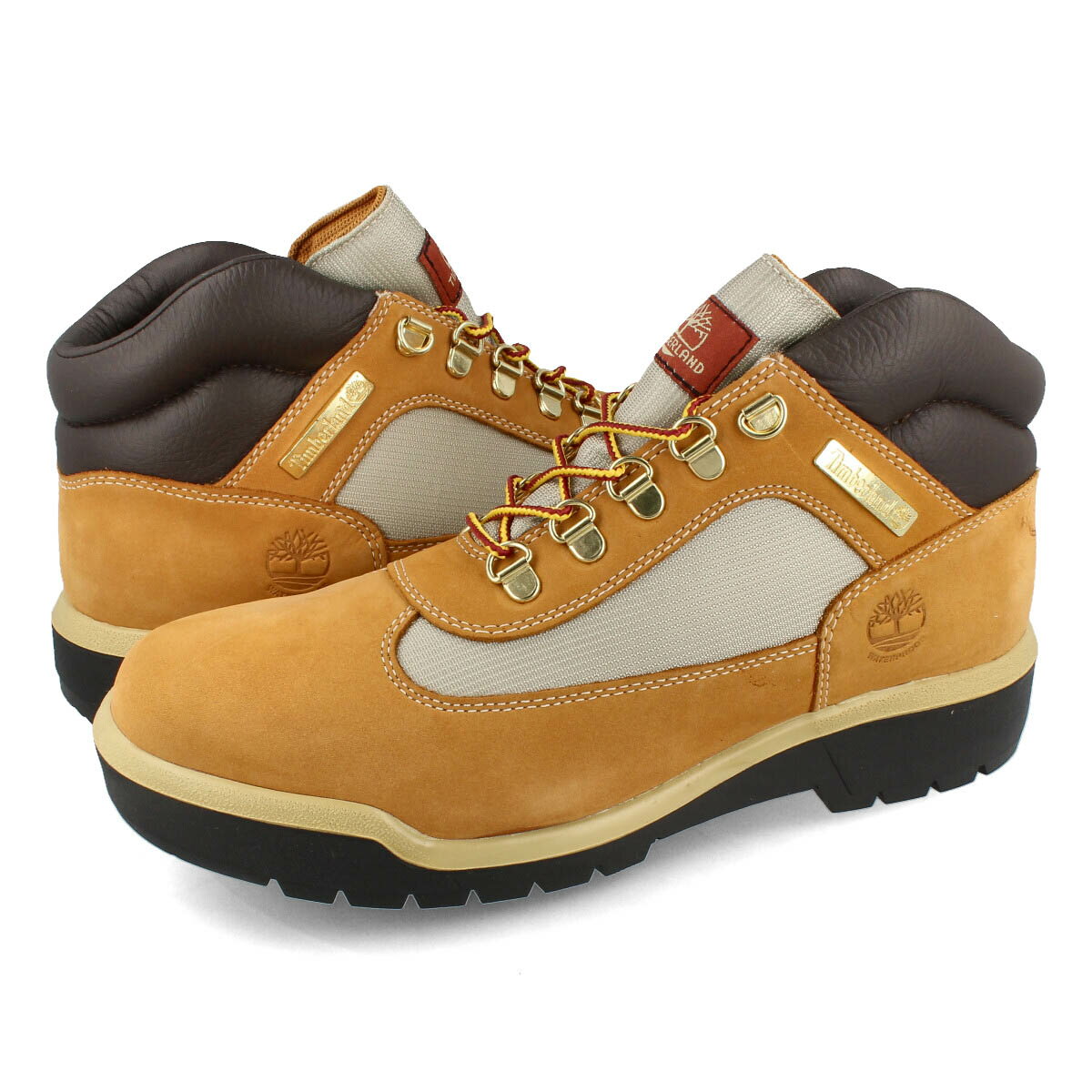 15̂ő TIMBERLAND FIELD BOOT F/L WP eBo[h tB[hu[c F/L WP WHEAT WATERBUCK NUBUCK a18ri