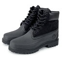 【プライスダウン】 15時迄のご注文で即日発送可 TIMBERLAND RUBBER TOE 6INCH-REMIX ティンバーランド ラバー トゥ 6インチ リミックス メンズ ブーツ BLACK NUBUCK ブラック a5quc