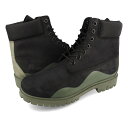 yvCX_Ez 15̂ő TIMBERLAND 6inch PREMIUM RUBBER CUP WP BOOT eBo[h 6C` v~A o[Jbv EH[^[v[t u[c Y h BLACK NUBUCK/GREEN ubN O[   A5UYW