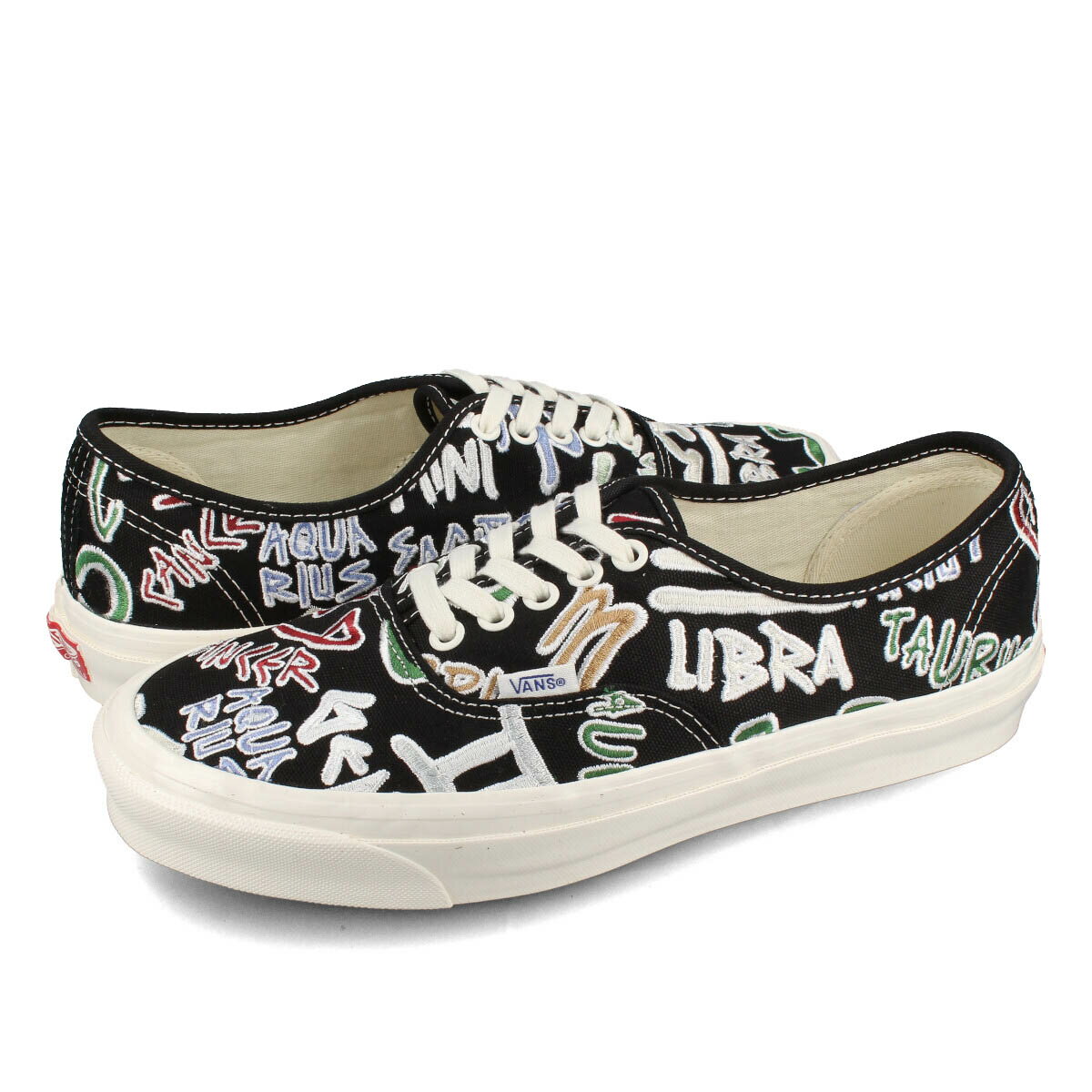 【プライスダウン】 15時迄のご注文で即日発送可 VANS VAULT OG AUTHENTIC LX ZODIAC バンズ ボルト OG オーセンティック LX メンズ ローカット BLACK ブラック vn-0a4bv94ik