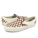 15̂ő VANS SLIP-ON REISSUE 98 oY Xb| CV[ 98 Y fB[X Xj[J[ [Jbg LX CHECKERBOARD COFFEE O[ VN000CSECFF