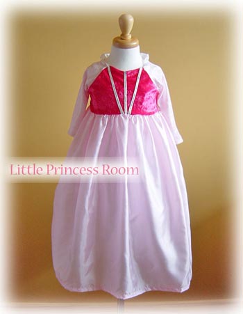 ＜眠れる森の美女　オーロラ（ロングスリーブ）＞子供用プリンセスドレス☆お姫様に変身♪