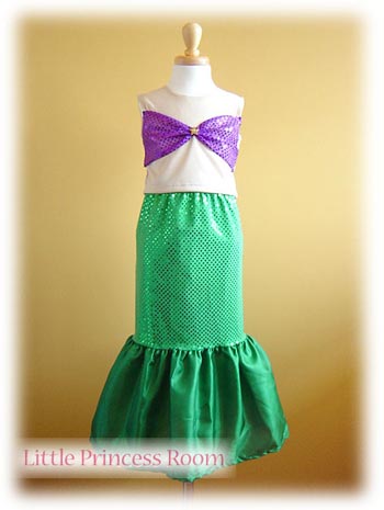 子供プリンセスドレス＜リトルマーメイド＞海のお姫様☆人魚姫に変身♪