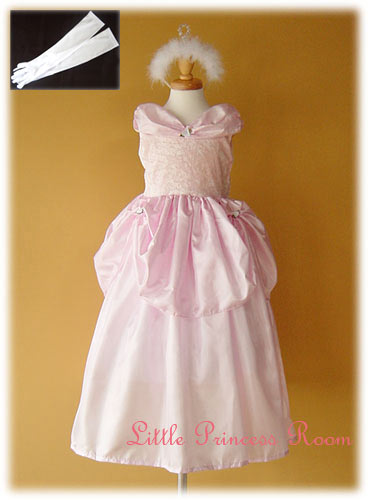 ＜NEW！眠れる森の美女　オーロラ （ローズ）＞ふわふわティアラ・手袋つき これで完璧☆プリン...