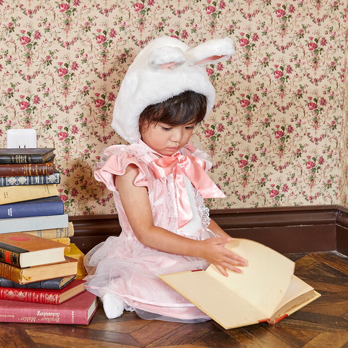もこもこうさぎ かぶりもの ベビー 901075 【ハロウィン 仮装 子供 キッズ 赤ちゃ...