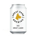 Great Dane Brewing 001 Great Lager 5.0%/350ml  [163471]yv①z