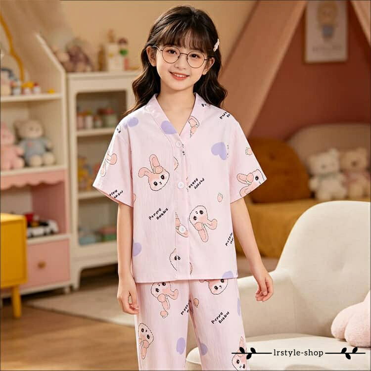 Niños Equipo de habitación Pijamá 130 Up Up Set Sin Pijamá 100 120 Tops Primavera Verano 150 Niñas Niños Pijamá Setup 90 160 110 Botones Niños 140 Anterior Abierto Medio brazo Niños Niñas Júnior Medio brazo Pijamá Niños Flores Pijamá Total Impreso Encantado — vista 3