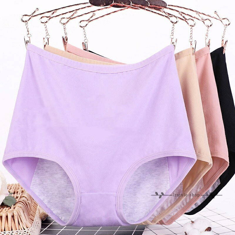 大きいサイズ 生理用 4枚セット パンツ ショーツ レディース サニタリーショーツ サニタリー 夜用 パンツジュニア サニタリーショーツ 女性 深め 綿