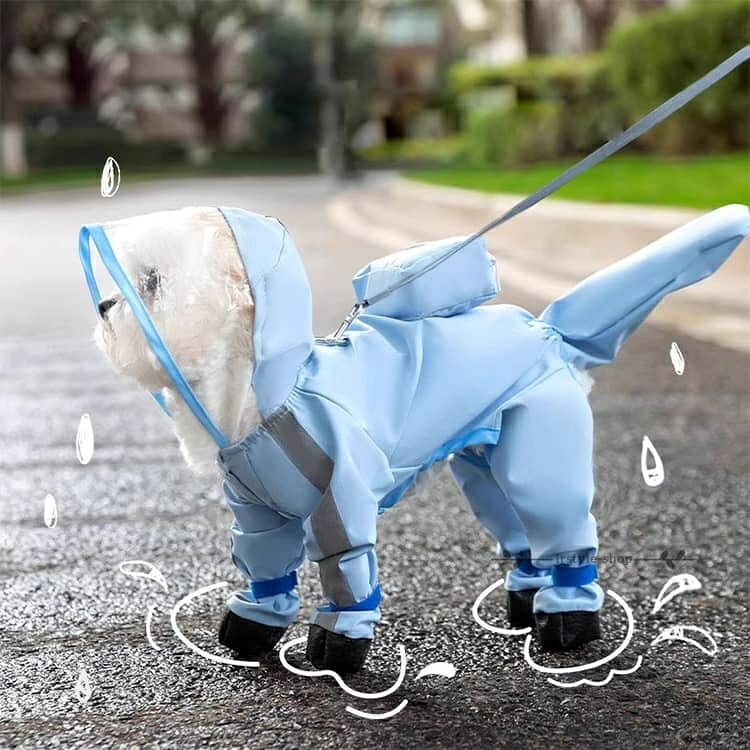 濡れない 着せやすい フード付き XS~2XL 犬用 レインコート 犬用レインコート XS~2...