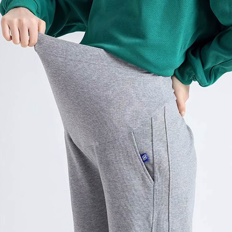 マタニティ 秋冬 リラックススタイル 春 マタニティパンツ マタニティ マタニティ 妊婦 出産準備 マタニティパンツ パンツ ルームウェア 産前産後 ジョガーパンツ マタニティウェア パンツ ズボン マタニティ パンツ スポーツウェア 10分丈 イージーパンツ 春 秋 3